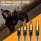 4x Amber LED Motorcycle Turn Signal Flowing Water Bendable Indicator Universal
