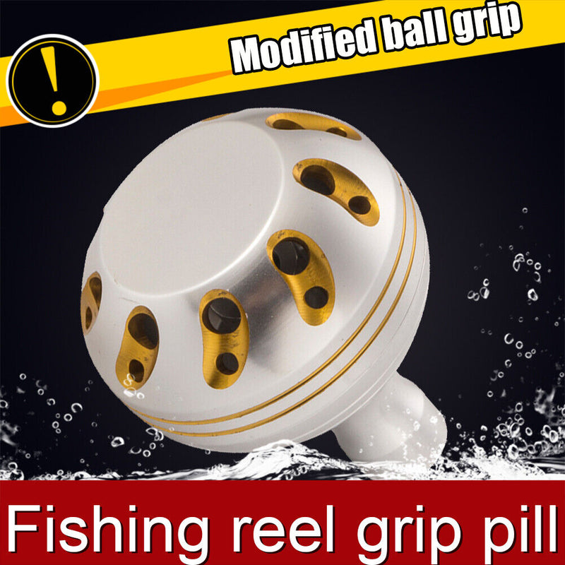 Metal Fishing Reel DIY Modified Grip Pill Spinning Wheel Handle Knob (42mm)