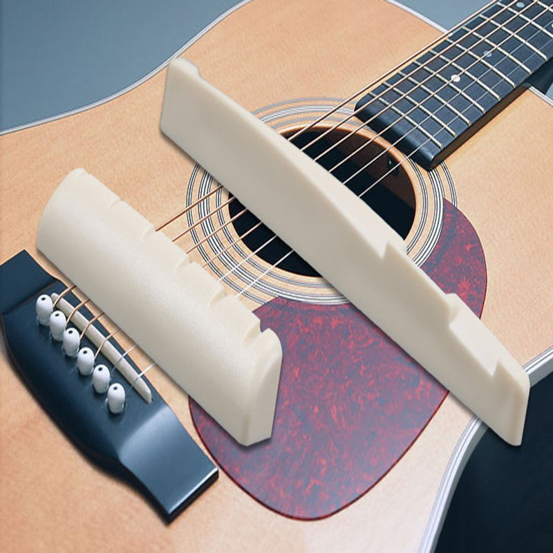 Easy To Install Plastic Acoustic Guitar Parts Bridge Pins & Nut & Saddle