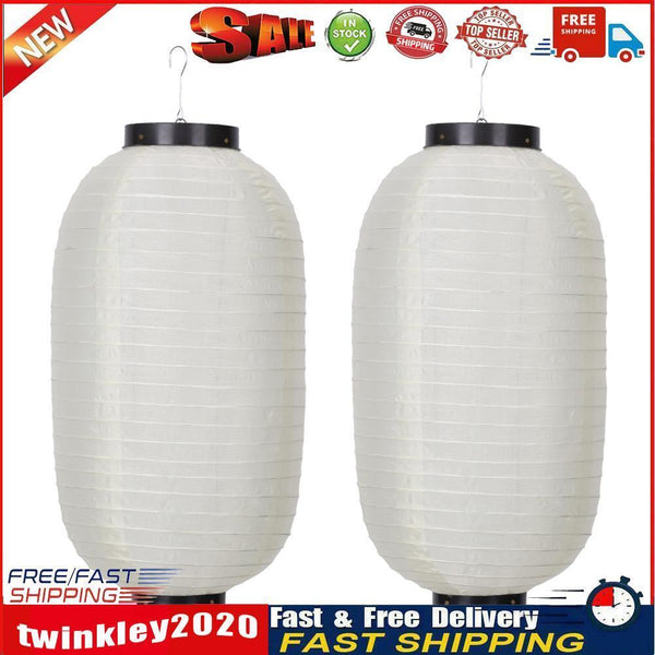 2x Japanese Sushi Lantern Restaurant Bar Festival Hanging Decor (A Beige) Newly