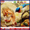 Bird and Squirrel Oil Paint By Numbers Kits Canvas Picture Wall Art DIY Cra