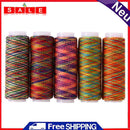 5pcs Rainbow Color Sewing Thread Hand Quilting Sewing Embroidery Yarn Home DIY-M
