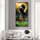 Horse 5D DIY Full Diamond Animal Round Diamond Rhinestone Diamond Painting