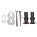 Easy Installation Bolts Bathroom Nut Toilet Seat Hinges Fixing Screws
