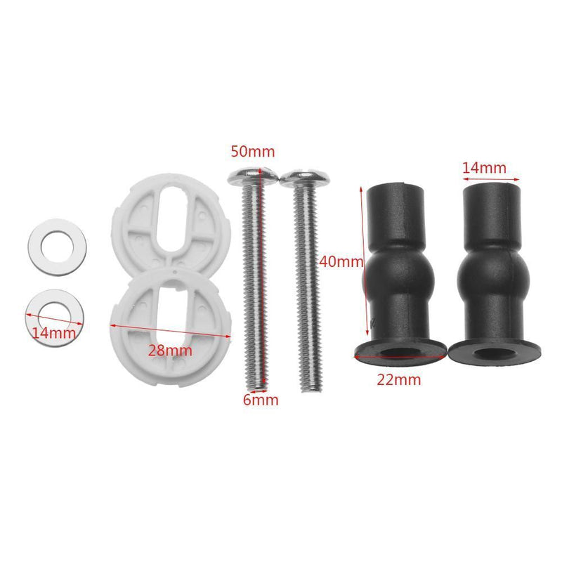Easy Installation Bolts Bathroom Nut Toilet Seat Hinges Fixing Screws