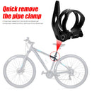 MTB Road Bike Seat Post Clamp Quick Release Seatpost Collar 31.8mm (Black) Newly
