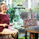 Tote Bag Knitting Needles Sewing Tool Thread Yarn Holder Organizer Handbags