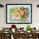 Flower Grass Partial Drill Special Shape Rhinestone Drawing Kits for Bedroom