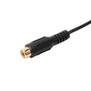 1RCA Male to 1RCA Female M/F Audio Composite Extension Cable