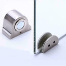 Magnetic Glass Door Stopper Steel Door Holder Furniture Hardware F9O2