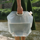 2pcs 5L/10L Portable Outdoor Foldable Collapsible Water Bags Camping Carrie