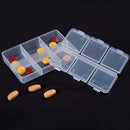 Home Plastic Case Storage Tablet Container 6-day Medicine Holder Pill Boxes