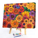 Sunflower Field Oil Paint By Numbers Kit DIY Acrylic Painting on Canvas Art