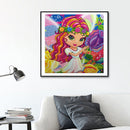 Diamond Painting Full Round Drill Lisa Frank Rose Fairy Rhinestone Modern Craft