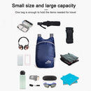 Foldable Backpack Bag Outdoor Travel Waterproof Hiking Daypacks (Navy Blue)