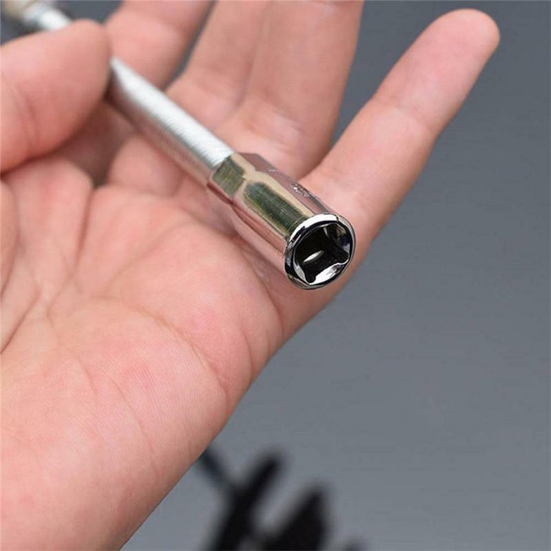 1/4 Electric Wrench Sleeve Universal Extension Rod Bendable flexible shaf F7X0