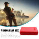 Fishing Tackle Box Sponge Fishing Bait Lure Hook Holder Organizer (Red) Newly