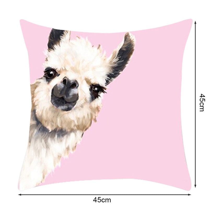 Pillow Case Dog Linen Decorative Pillowcase Cover Sofa Living Room Decorati