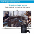 VGA to HDMI-compatible Male to Female 1080P Adapter Converter w/USB Power S