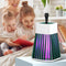 Electric Bug Insect Trap LED Lamp Mute Mosquito Killer (Rechargeable Grey)