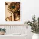 Daisy Girl Oil Paint by Numbers Hand Painted Frameless Picture Home Ornament Kit