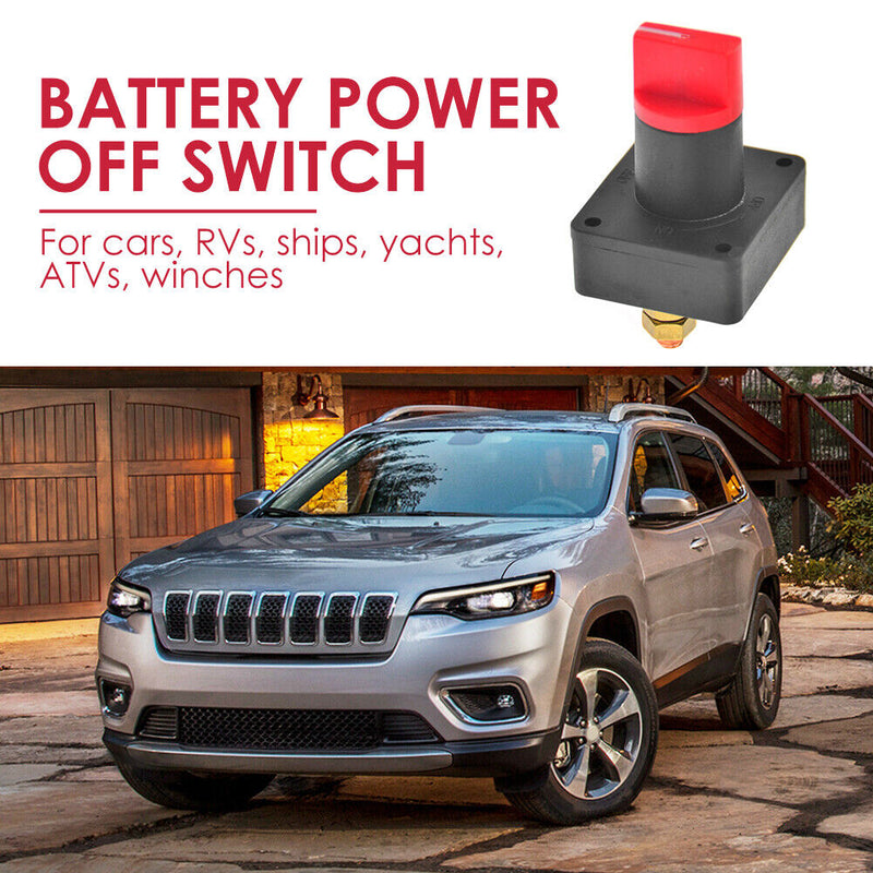 300A Battery Disconnect Cut Off Kill Switch Power Isolator for Car Boat Mar