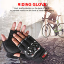 Anti-Skid MTB Bicycle Motorcycle Bike Protective Gloves (Black Half Finger)