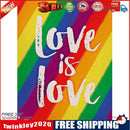 5D DIY Diamond Painting Full Round Drill Six-color rainbow Picture of Rhine