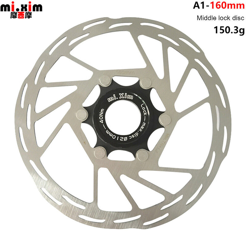 Mi Xim MTB Road Bike Rotor Bicycle Centerlock Disc Brake Rotors (160mm)