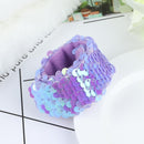Glitter Bracelet Kids Sequin Wristband Headband Party Favors Gifts (Purple