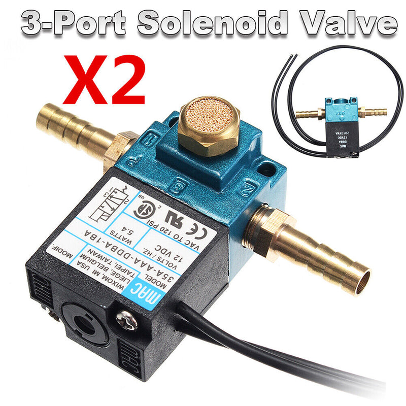 3-Port DC 12V 5.4W Solenoid Valve with Connector Boost Control Solenoid Val