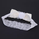 1pc Korean Baby Fashion Girls Photography Bowknot Headband Hair Band(Beige)