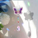 Crystal Diamond Angel Tears Catching Light Hanging Wind Chimes Decor (A) Newly