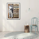 5D Diamond Painting Husky Words Full Round Rhinestone DIY Home Decoration Gifts