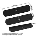 Silicone Faucet Absorbent Draining Mat Splash Guard Water Catcher (Black)