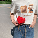 Mini Shoulder Messenger Bag Love Heart Leather Women Kids Girl Fashion Handbag