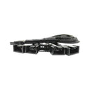 PC 1 to 3 4 5 4-Pin Cooling Fan Hub Splitter Cable 12V SATA Power Supply Adapter