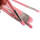 Silicone Lip Brush Portable Makeup Reusable Facial Mud Mixing Brush (Pink)