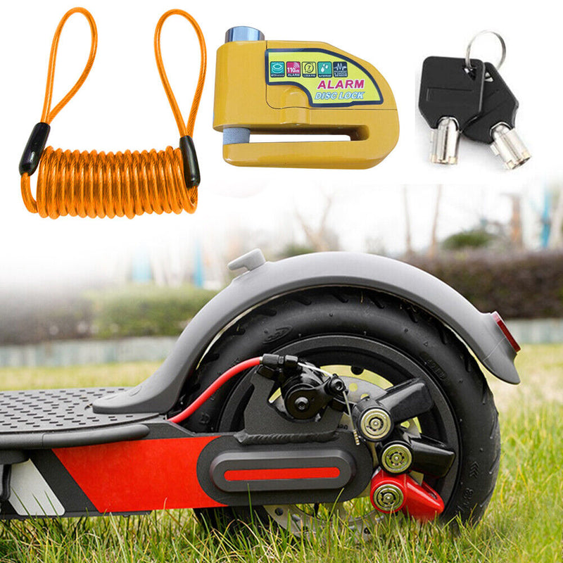 Scooter Bicycle Security Locks Anti-Theft Disc Brake Lock Cycling Accessori