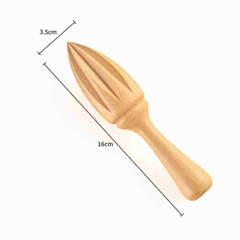 Wooden Lemon Squeezer Hand Press Juicer Fruit Orange Extractor Citrus Reame