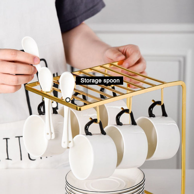 Drying Organizer Metal Coffee Mug Storage Rack Holder Mug Holder Mug Cups Stand
