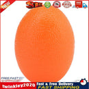 TPR Egg Ball Fitness Stress Relief Finger Hand Expander Gripper (Orange) Newly