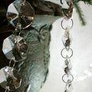 Crystal Acrylic Clear Bead Chandelier Garland Hanging G6C3 3.3 FT Decor W1A6