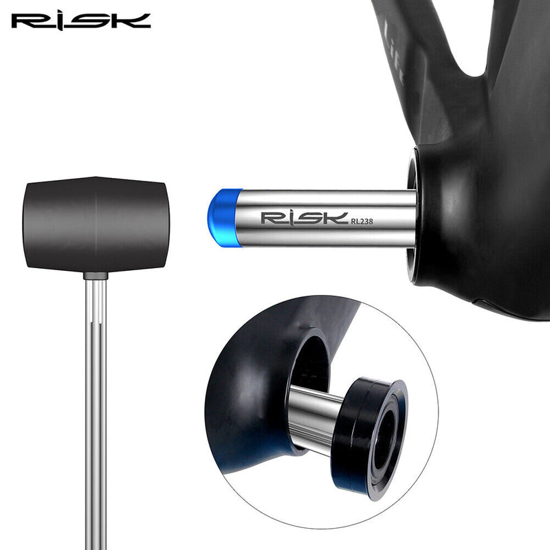 RISK Bike Bottom Bracket Cup Press-in Shaft Crank Install Tool Cycling Equipment