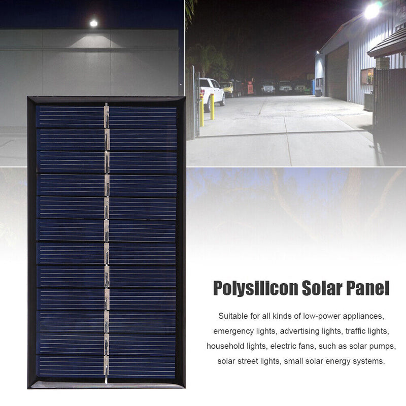 1W 6V Portable Solar Panel Mini DIY Solar System for Phone Power Bank Fan C