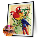 5D DIY Full Drill Diamond Painting Parrots Cross Stitch Embroidery Mosaic