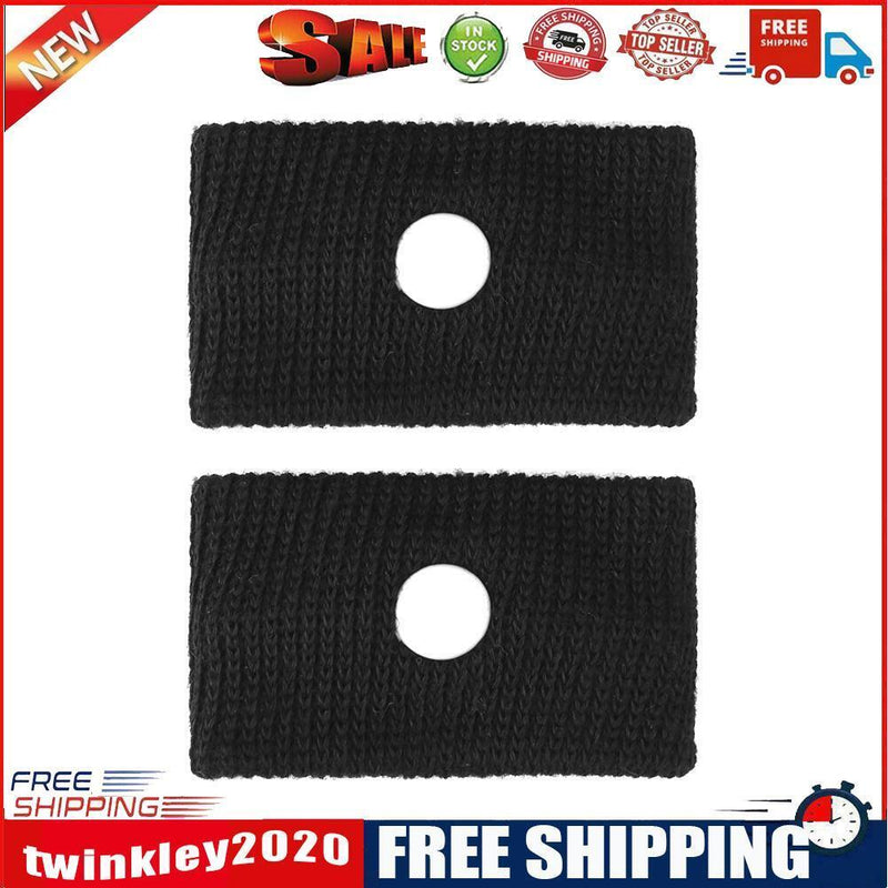2pcs Morning Sickness Wrist Bands Anti Motion Sickness Wristband (Black)