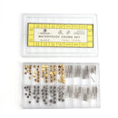 170pcs/box Watch Crown Replacement Watchmaker Repair Accessories Tool Kits Newly