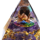 Crystal Pyramid Energy Collection Meditation Orgone Chakra Amethyst Crafts