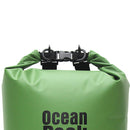 2L Waterproof Dry Bag Swimming Outdoor Drift Kayaking Storage Pack (Green) Newly
